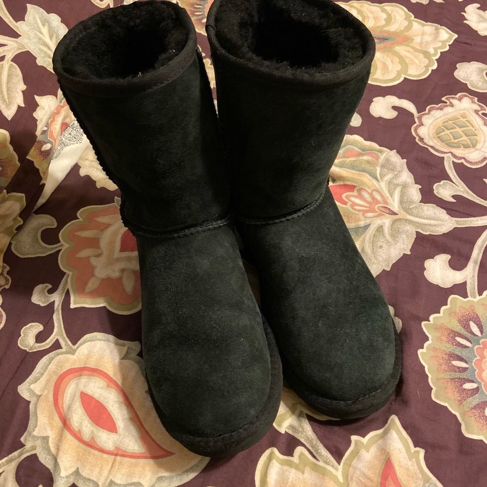 Black Suede Ugg Boots